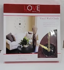 VinJoyce LARGE ROMAN Mirror Surface Decorative Clock 3D DIY Wall Clock