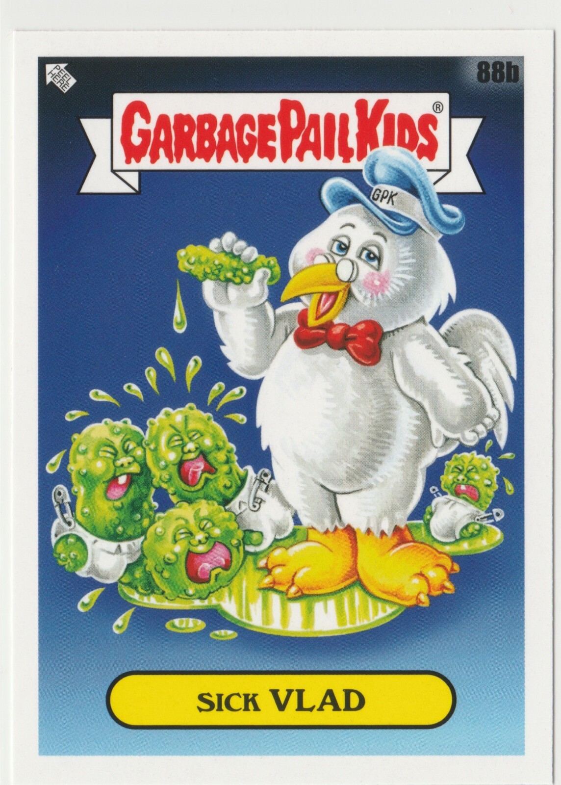 Sick Vlad 88b Garbage Pail Kids GPK 2021 Food Fight Trading Card