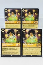 Disney Lorcana Mirabel Madrigal - Prophecy Finder 19/204 Ursula's 4 Cards Set