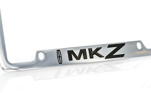 Lincoln MKZ Chrome Plated Metal License Plate Frame Holder - Picture 3 of 4