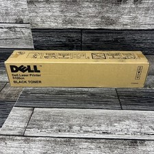 Genuine Dell Black Toner Cartridge For Dell Laser Printer Model 5100CN, New