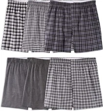 Fruit of the Loom Men's Cotton Stretch Boxer Shorts 6PK