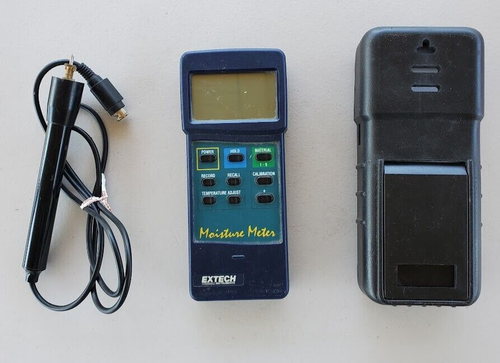 Misuratore di umidità Extech resistente testato funzionante con batteria nuova