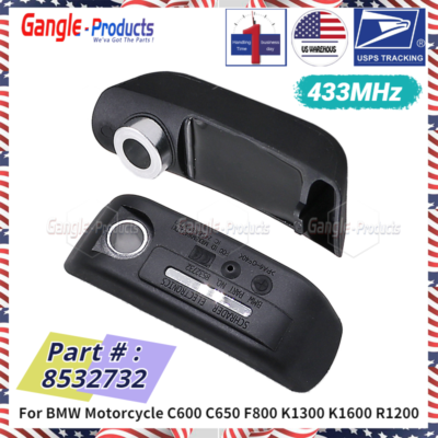 2x TPMS Tire Pressure Sensors For BMW C600 Sport & C650 Scooter – 433MHz, Metal, Silver