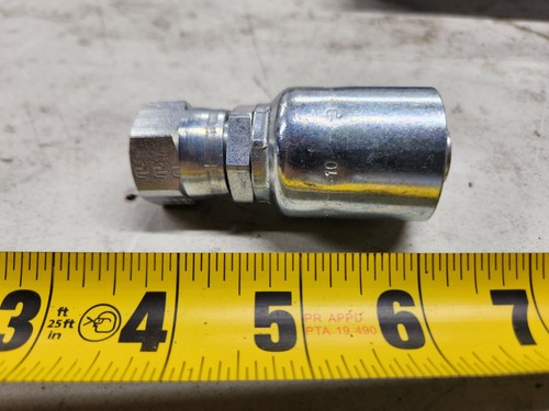 10643-8-8, Parker 43 Series Crimp Style Hydraulic Hose Fitting – Mid Shore Diesel
