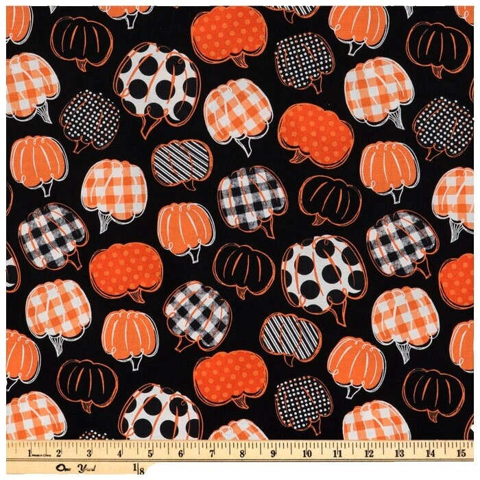 Halloween Black Apparel-Everyday Clothing Craft Fabrics