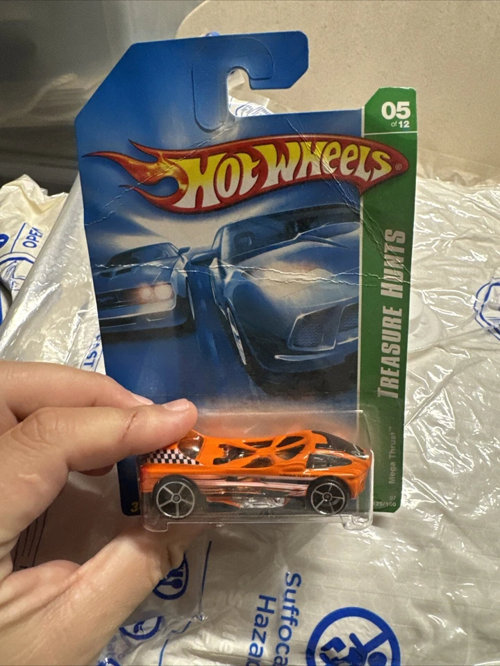 Mega Thrust #125/180  Treasure Hunts 05/12 Hot Wheels New - Image 3 of 4