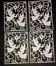 💎5 ANGELIC ANGEL💎 cardstock paper die cut embellishments