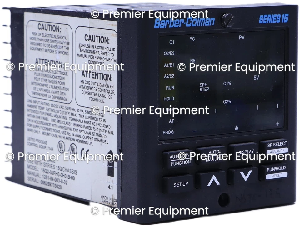 * BARBER-COLMAN 15Q2-0JFH0-0H0-B-00 SERIES 15Q TEMPERATURE CONTROLLER - Image 4 of 4