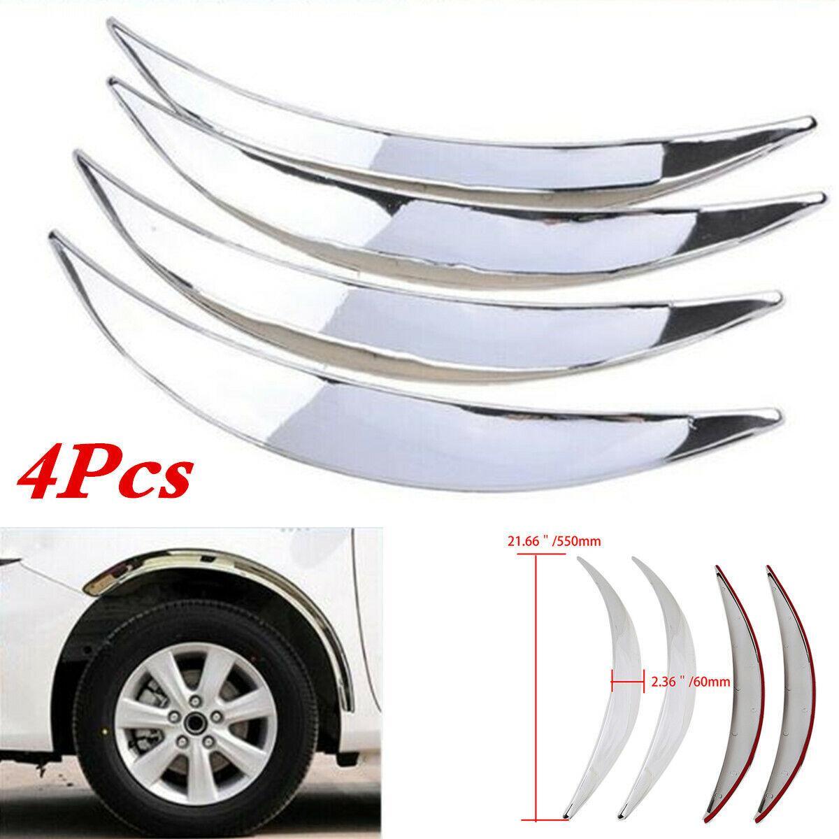 Wheel Eyebrow Arch Lips Trim Cover Fit For Car Truck SUV Fender Flares Protector
