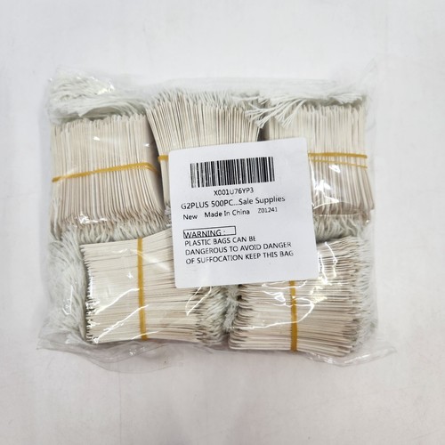 500 pcs White Marking Tags Pricing Display Tags Writable Label Hang Tag NEW