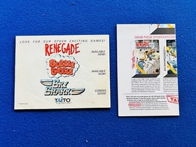 Operation Wolf 🔥 Manual de instrucciones NES Nintendo + Promo INSERTAR Taito