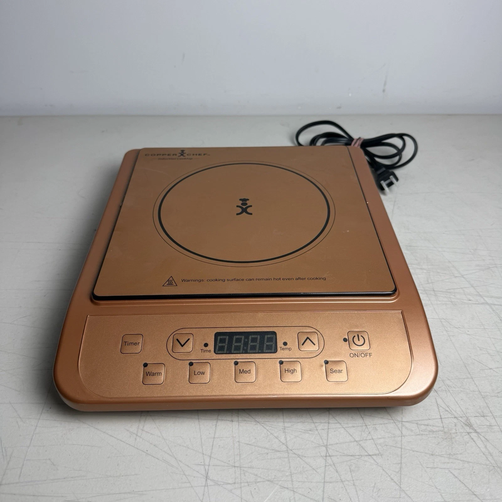 Copper Chef Induction Cooktop Hot Plate 1300 Watts KC16067-00300 TESTED