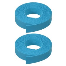 2 Pcs Faux Suede Leather Strap 12mm x 1.1 Yard Leather String Cord, Blue
