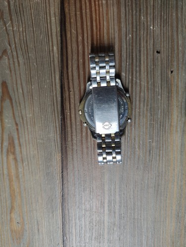Orologio da polso vintage Elgin FH207-007 T200 cinturino bicolore con collegamenti extra - Foto 5 di 6