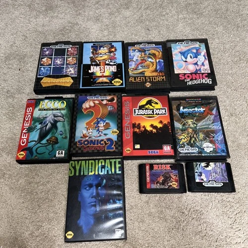sega genesis games lot