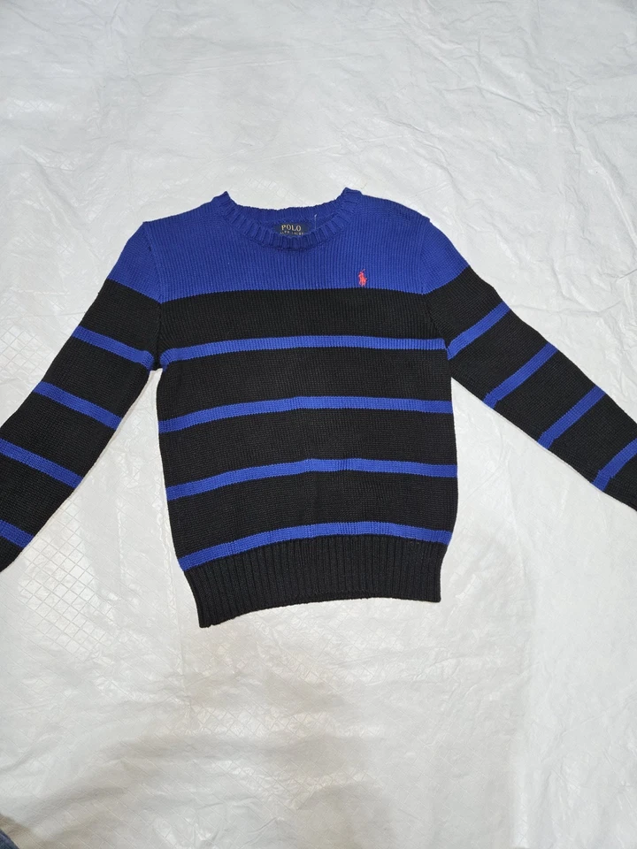 Polo Ralph Lauren Lot of 3. Size M ( 10-12 ) Boys. Sweater, Polo, Dress Shirt - Image 2 of 4
