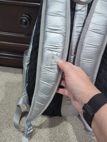 Nike Victory Gym School Backpack BA5008-13 Metallic Silver Bookbag *READ* - Picture 10 of 12