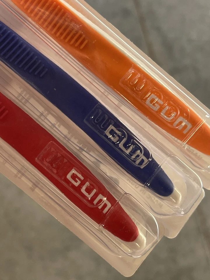 GUM End Tuft Toothbrush 308 Extra Small Head (Pack of 3) Sunstar Foto 4 de 4