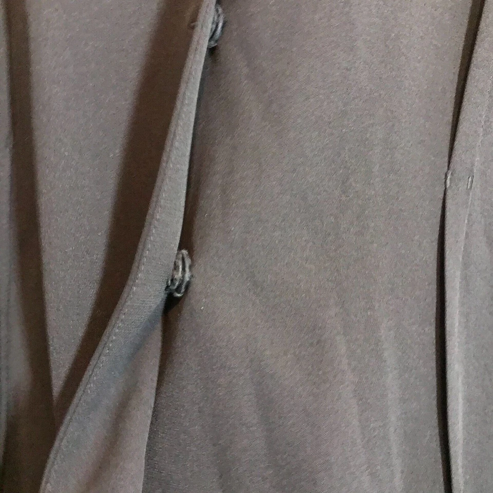 Top Doncaster Collection Mujer 12 Negro Seda Oculto Snap Up Lagenlook Largo Foto 2 de 4