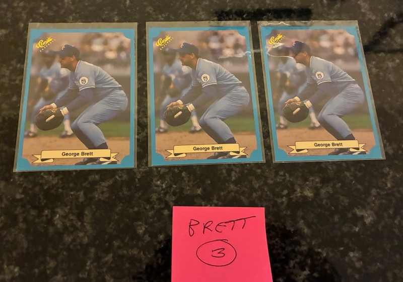 GEORGE BRETT Classic Travel 1988 Blue.........3 TOTAL