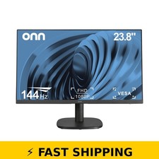onn 24" FHD 144Hz Monitor with HDMI Cable - Black