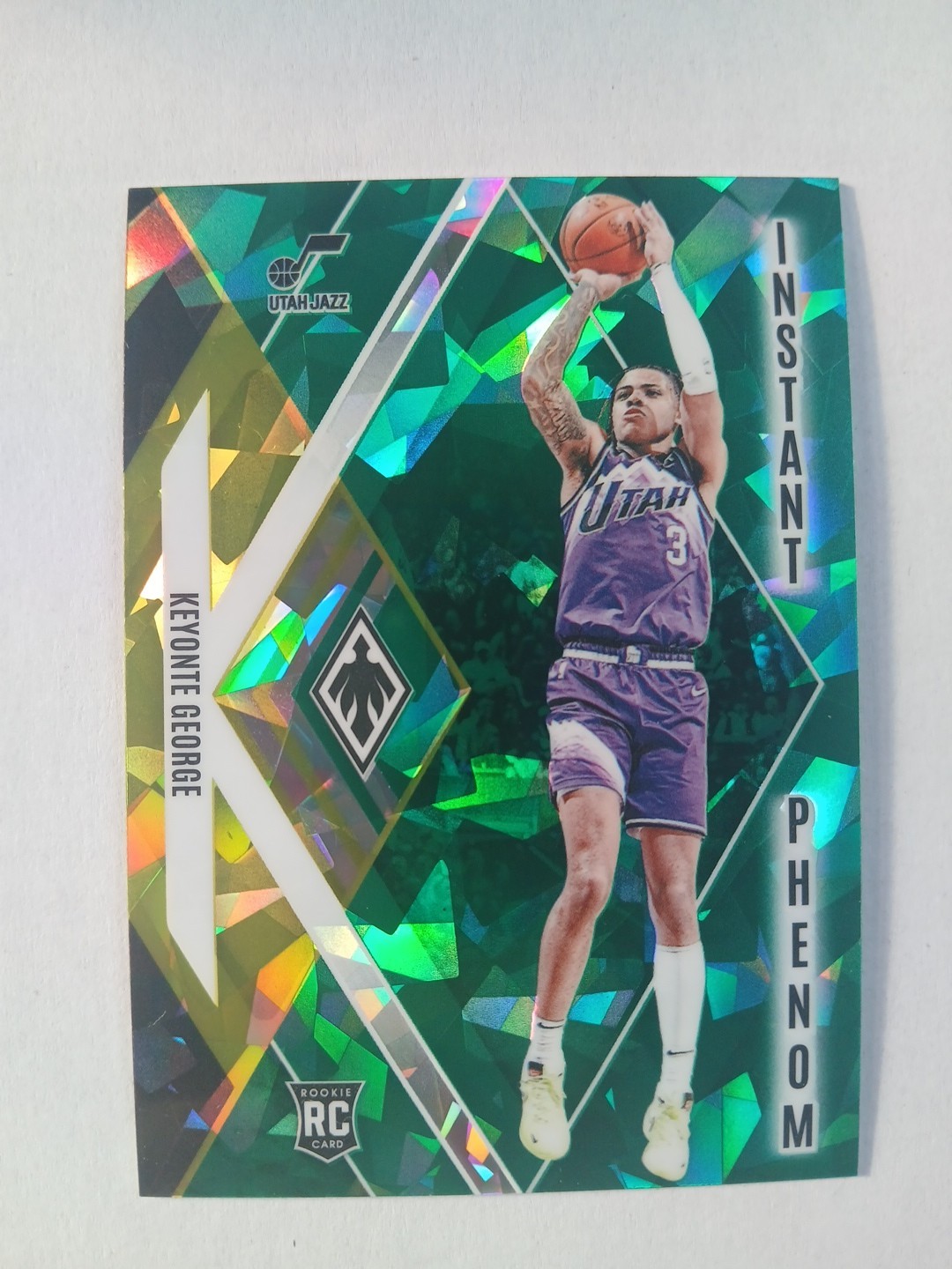 2023-24 Panini Phoenix - Instant Phenom Keyonte George #5 Green Ice /149 (RC)
