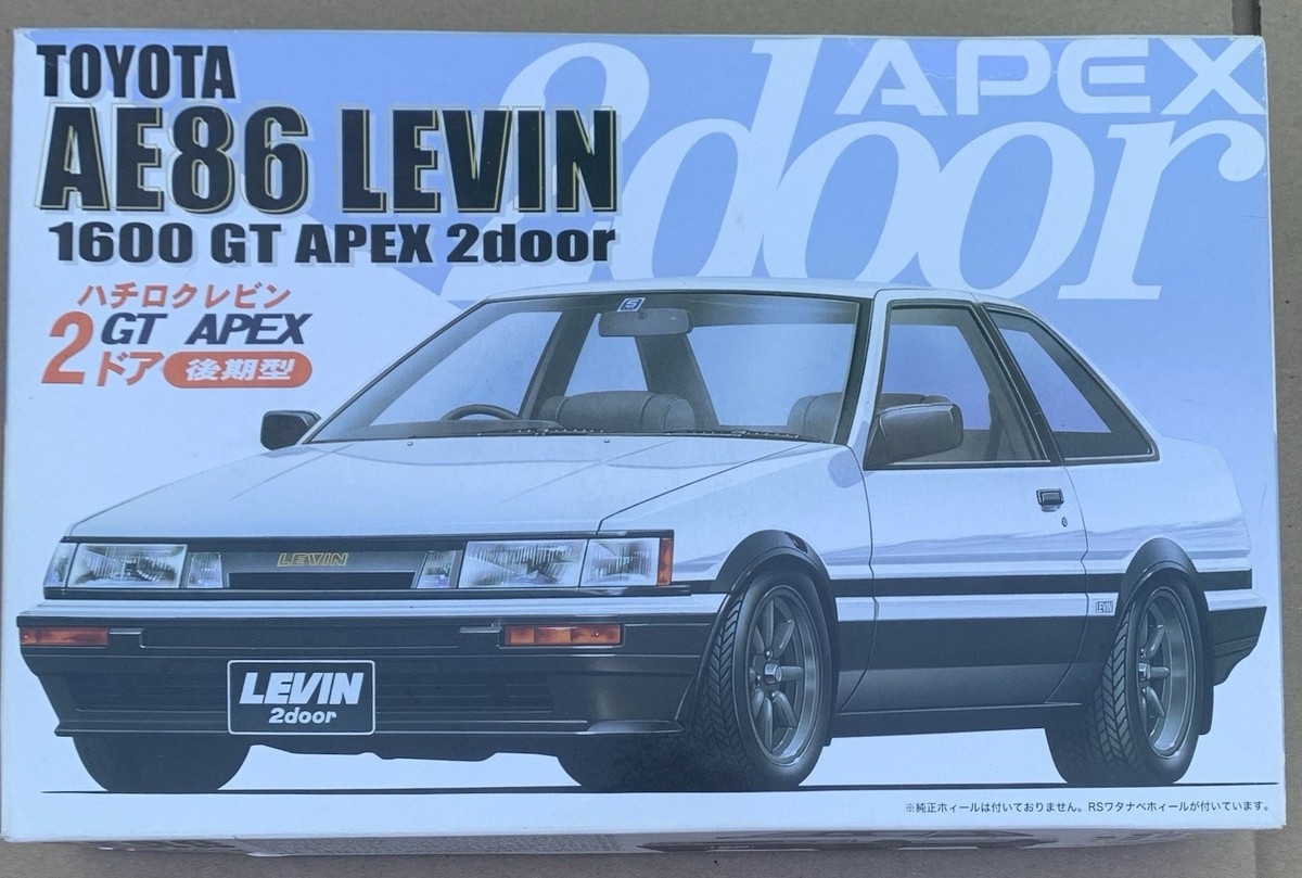 Fujimi 1/24 Scale Toyota AE86 Levin 1600 GT APEX 2Door Late ver