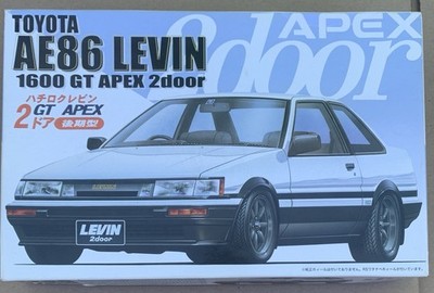 Fujimi 1/24 Scale Toyota AE86 Levin 1600 GT APEX 2Door Late ver
