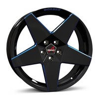 Borbet Felgen A 8X17 ET45 5X112 Swblau FüR Audi A3 A4 A6 A8 Q3 S3 S4 TT