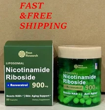 NAD Resveratrol Supplement with Nicotinamide Riboside | Anti-Aging