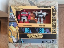 Transformers Studio Series 86 Buzzworthy Bumblebee 24 Ironhide 20 Prowl NIP