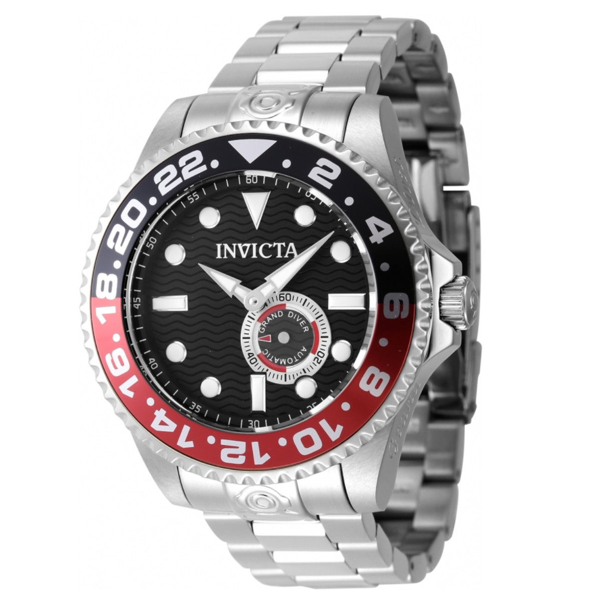Invicta Grand Diver Men's 47mm Automatic Coke Bezel Black Dial Watch 47297