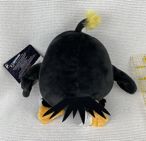 "Bomba de peluche Rovio Angry Birds película pájaro negro juguete de peluche 7"" nuevo con etiquetas" - Imagen 3 de 6