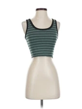Romwe Women Green Tank Top S
