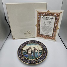 Heinrich Villeroy Boch Lel Plate Russian Fairy Tales 1980 Ltd Ed Box COA VGC
