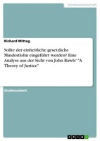 Richard Mittag | Sollte Der Einheitliche Gesetzliche Mindestlohn EingefüHrt...