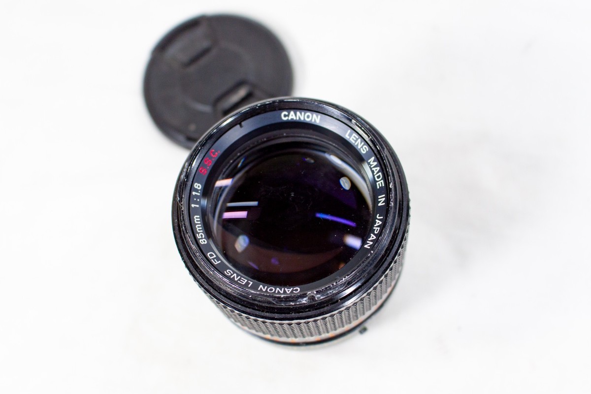 Canon FD 85mm f1.8 S.S.C. BL Lens SSC | eBay