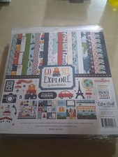 Echo Park Paper Co. "Go See Explore" Collection Kit. Scrapbook