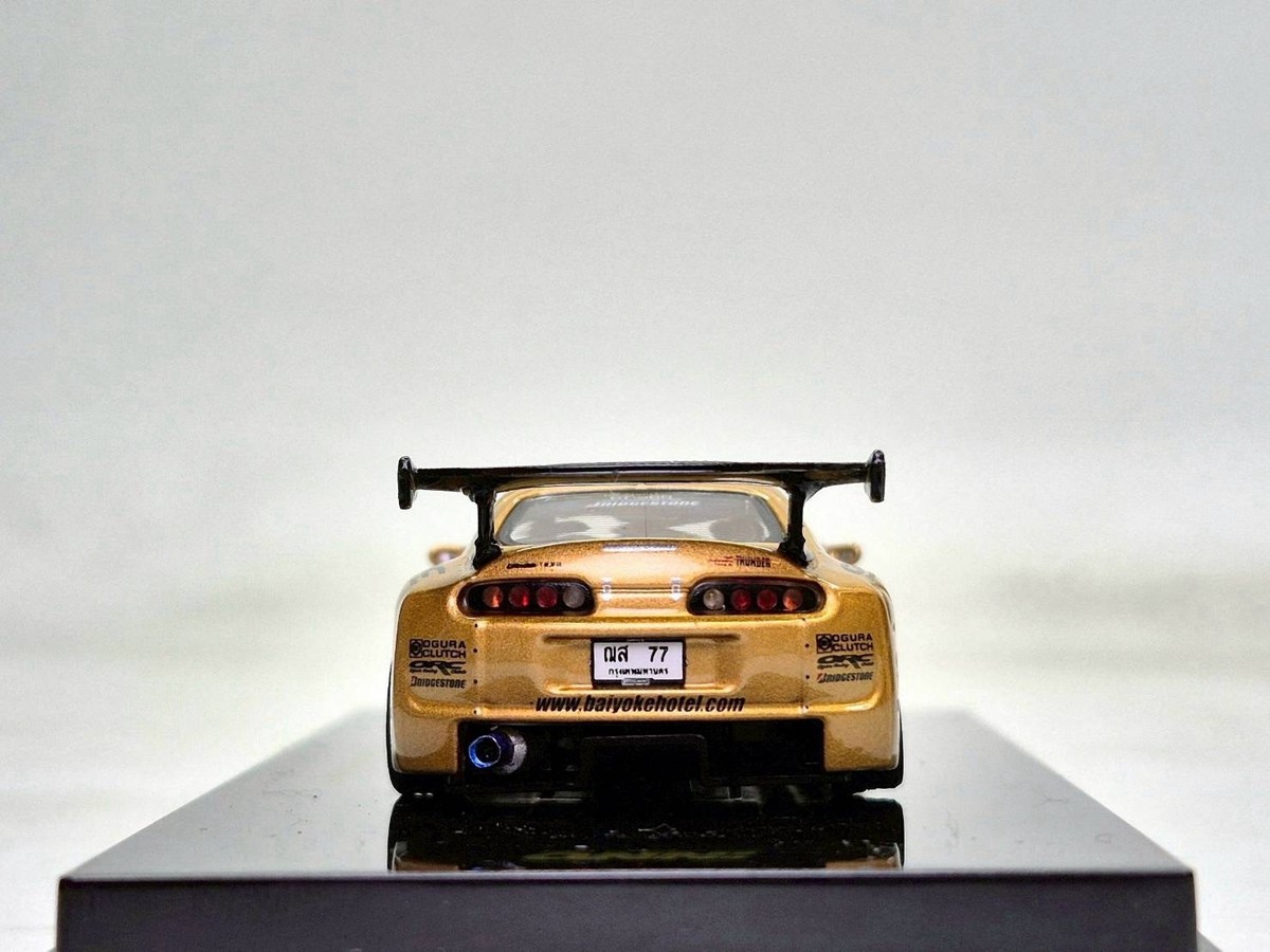 JDM Toyota Supra (A80) GT300 Gold Top Secret Thailand 1/64 TASKL25