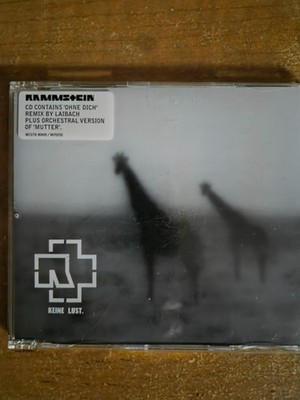 Rammstein maxi-single ''Keine Lust'' UK 602498702925
