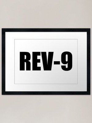 REV-9 Gerahmter Kunstdruck Gerahmtes Wandbild Poster Leinwanddruck Bild