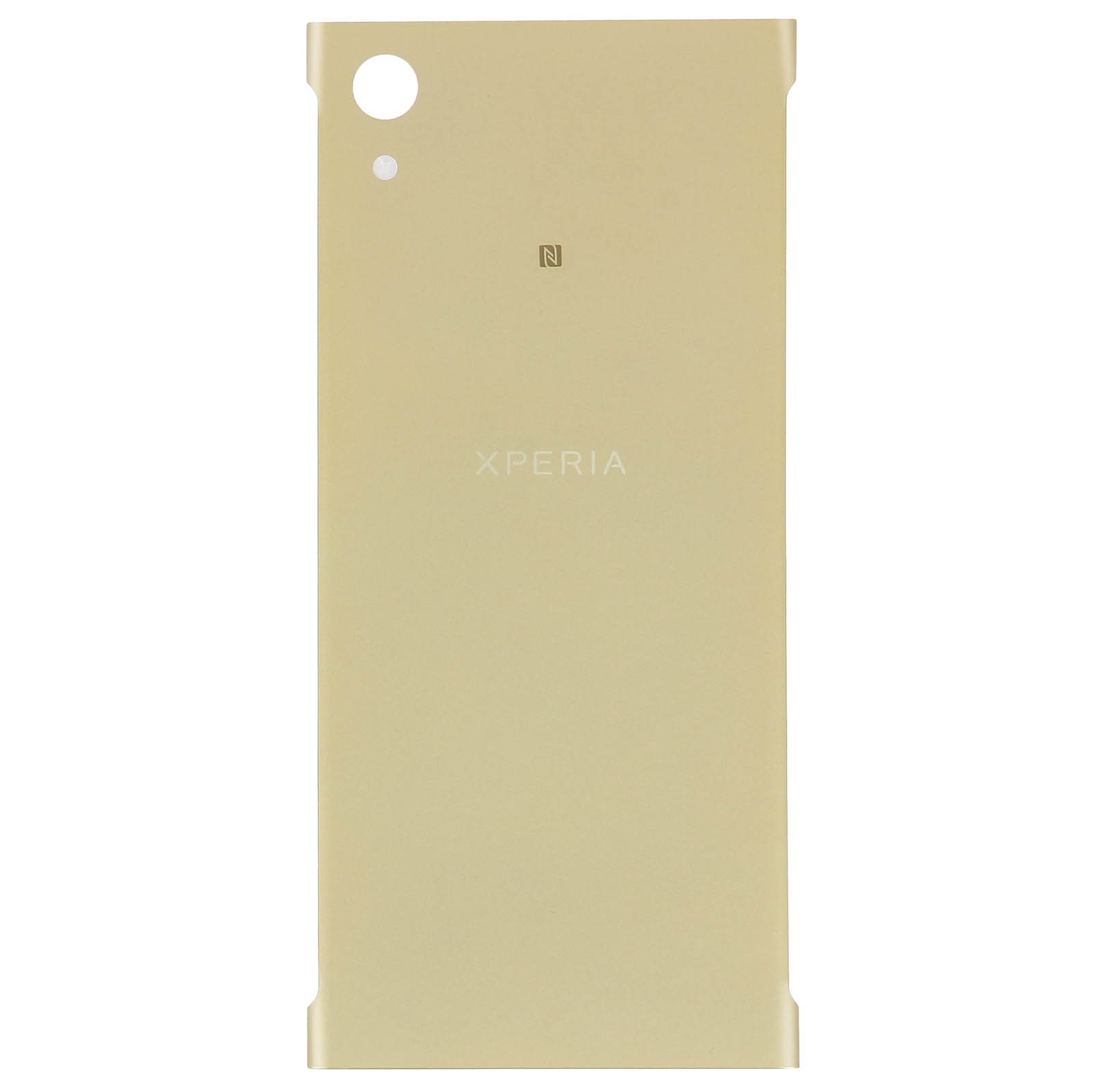 Couvercle de compartiment à piles Xperia XA1 or cache batterie vitre
