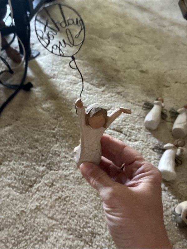 Willow Tree Birthday Girl Balloon Figurine 2005 Demdaco Happy Birthday Vintage