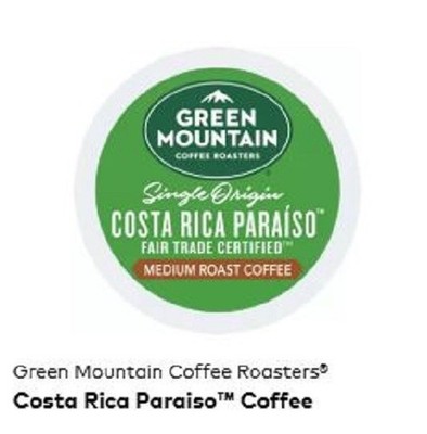 ???????????????????????? ????-???????????????? Green Mountain Single Origin Costa Rica Paraiso 72 pack