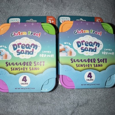 2 pack Chuckle & Roar Dream Sand 4 pack for Children Ages 3+, by Buffalo Games