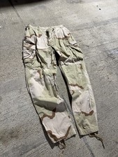Vintage 90s Military Desert Camo Adjustable Cargo Pants Size 35-39/32-35 USA
