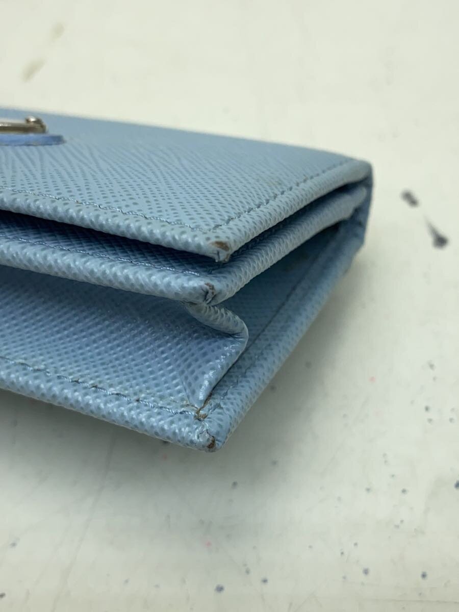 PRADA Leather Card Case BLU Women's thumbnail 5
