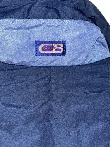 Vintage 1980s CB Sport Blue Down Ski Jacket Men's Size X-Large - Picture 5 of 10