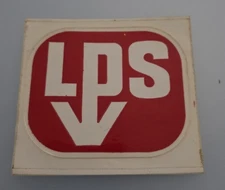 LPS Loader Parts Source Vintage 1970s Decal Sticker Auto Racing Hot Rod